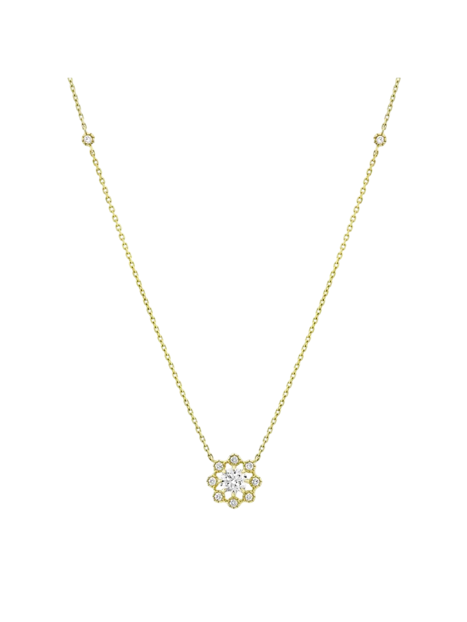 Celandine lab-created diamond necklace